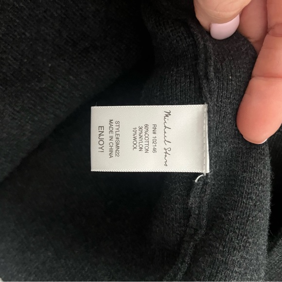 Michael Stars Charcoal Gray sweater jacket, beautiful new with tags - Picture 6 of 6